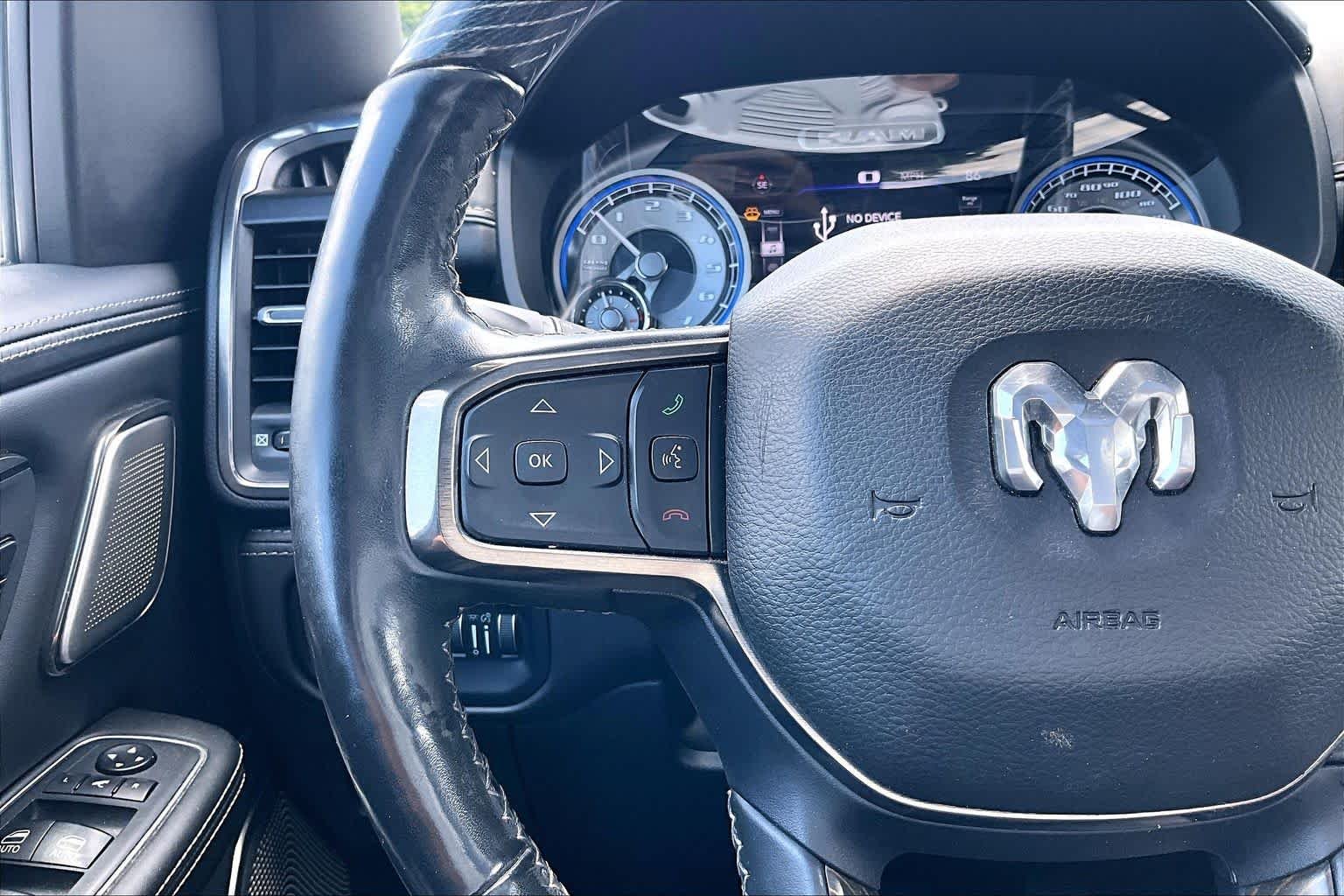 Used 2020 Diamond Black Crystal Pearlcoat Ram Limited image 23