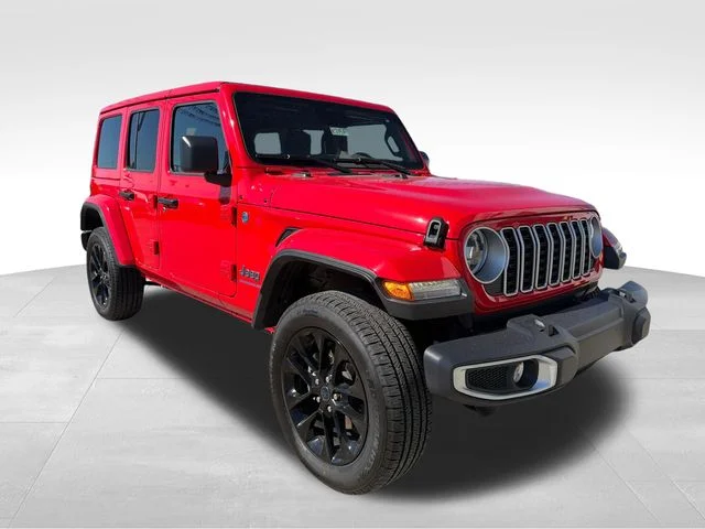 Used 2025 Red Jeep Sahara 4xe image 5