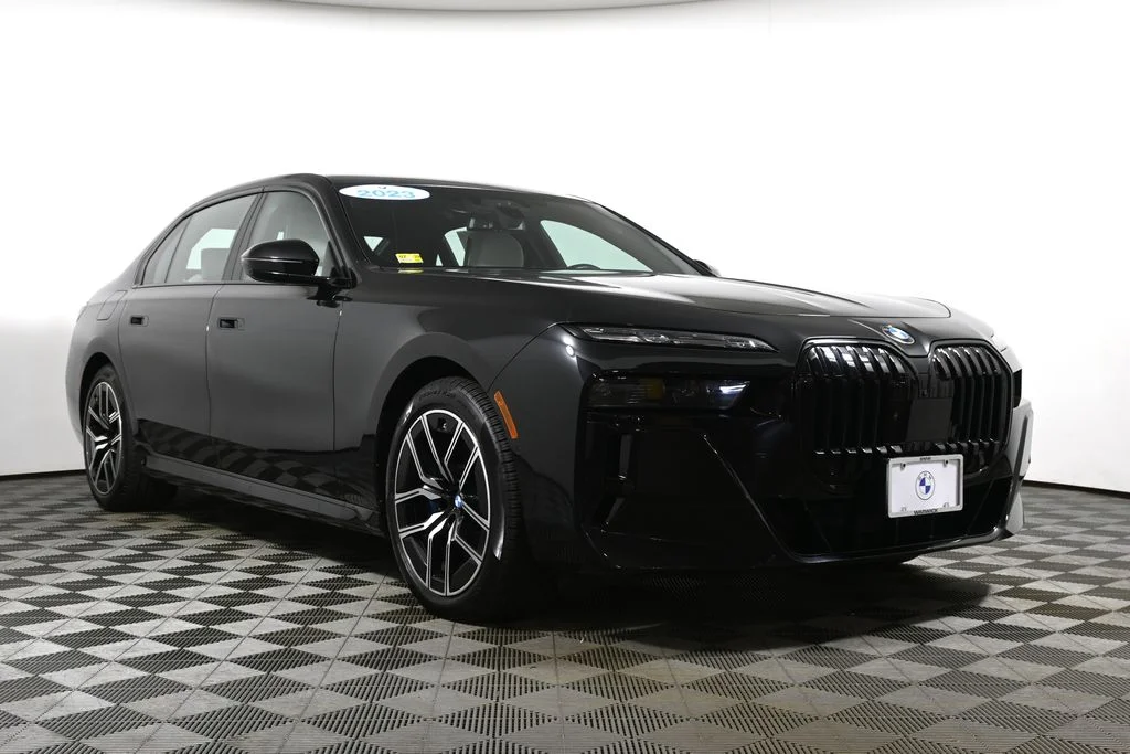 Certified Used 2023 Black BMW 760i xDrive image 9