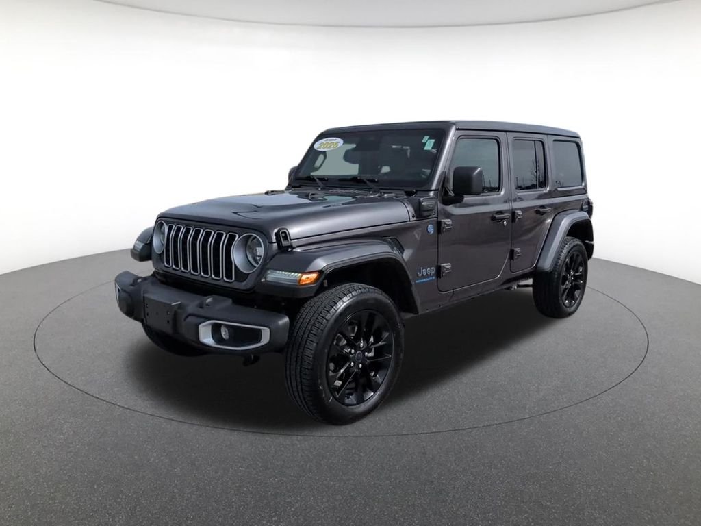 Used 2025 Jeep Wrangler 4xe Sahara 4XE with VIN 1C4RJXP60SW579305 for sale in Tinley Park, IL