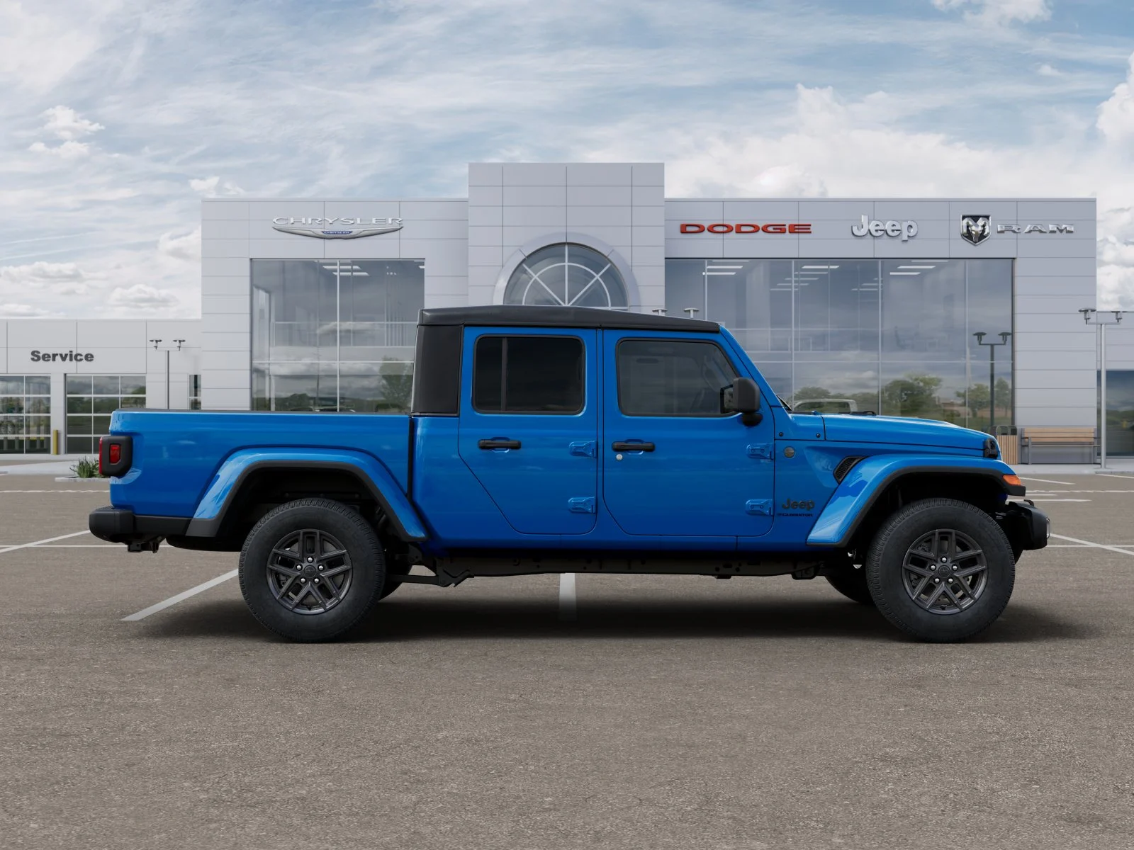 New 2025 Hydro Blue Pearl-Coat Exterior Paint Jeep Sport S image 31