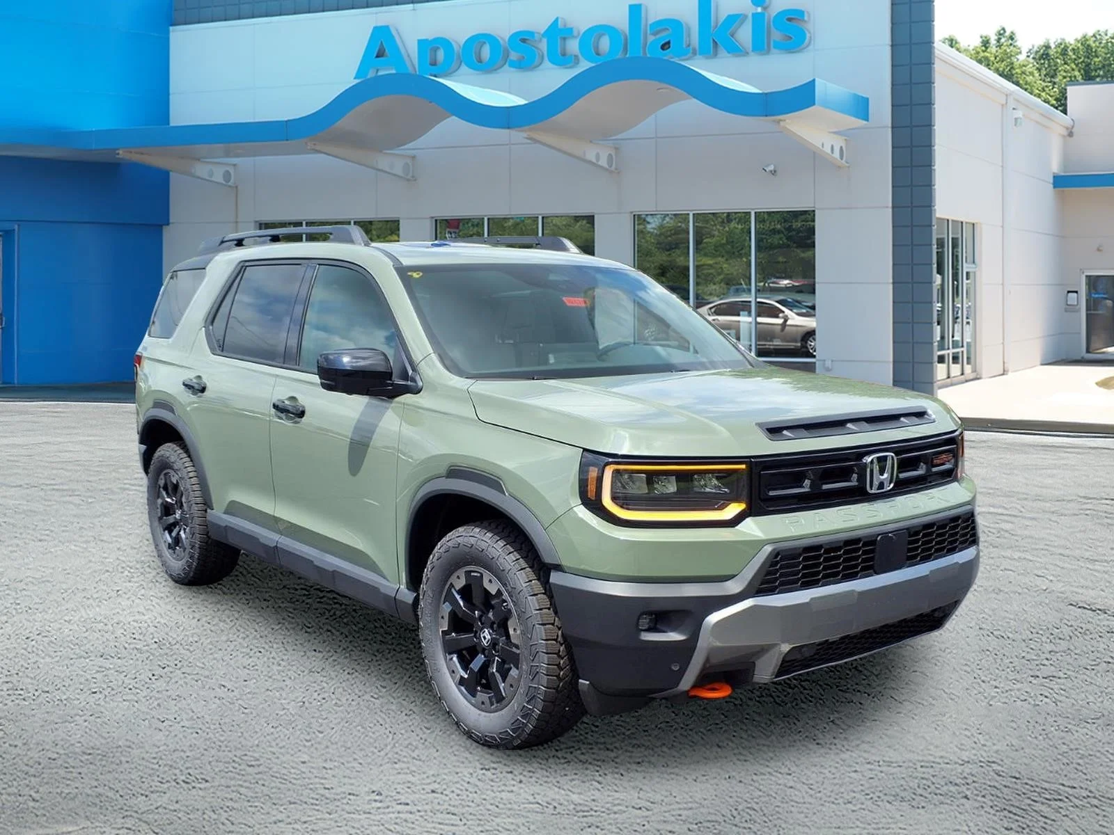 New 2026 Ash Green Metallic Honda TrailSport Elite image 1