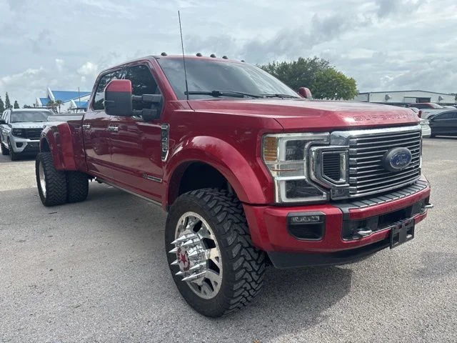 Used 2022 Red Ford Platinum image 3