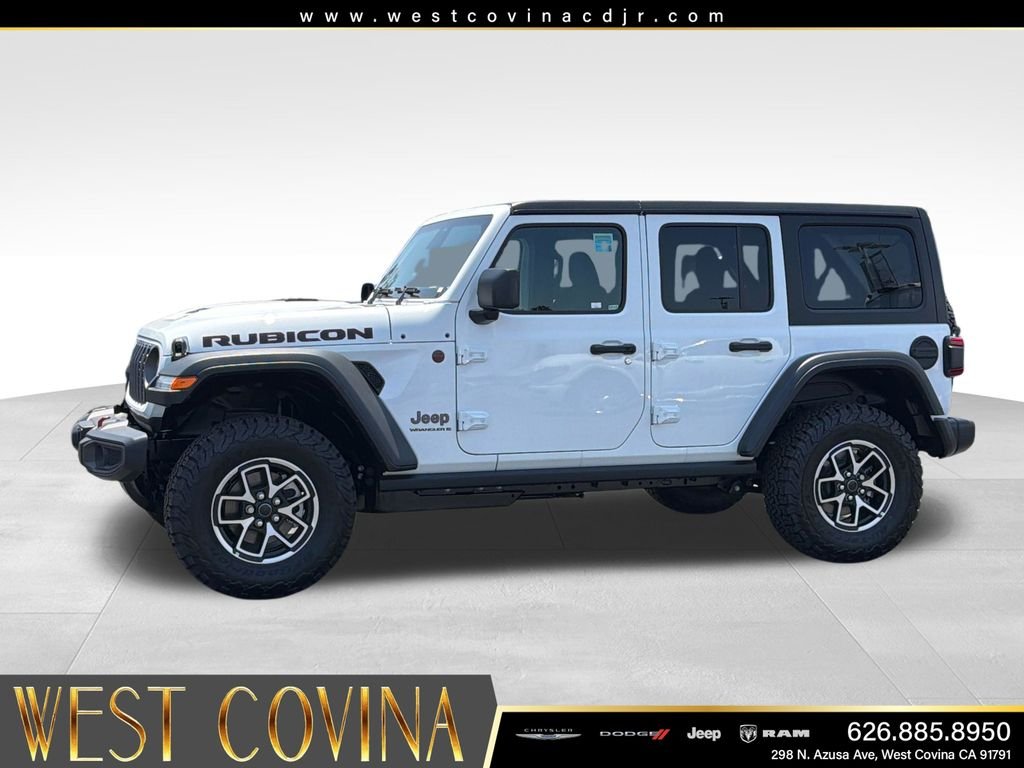 New 2026 Bright White Clear-Coat Exterior Paint Jeep Rubicon image 1