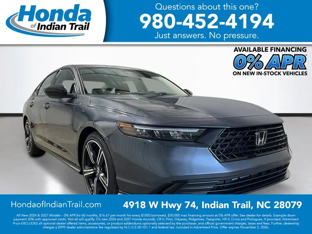 2026 Honda Accord SE