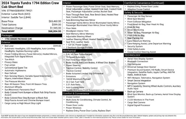 Used 2024  Toyota 1794 image 7