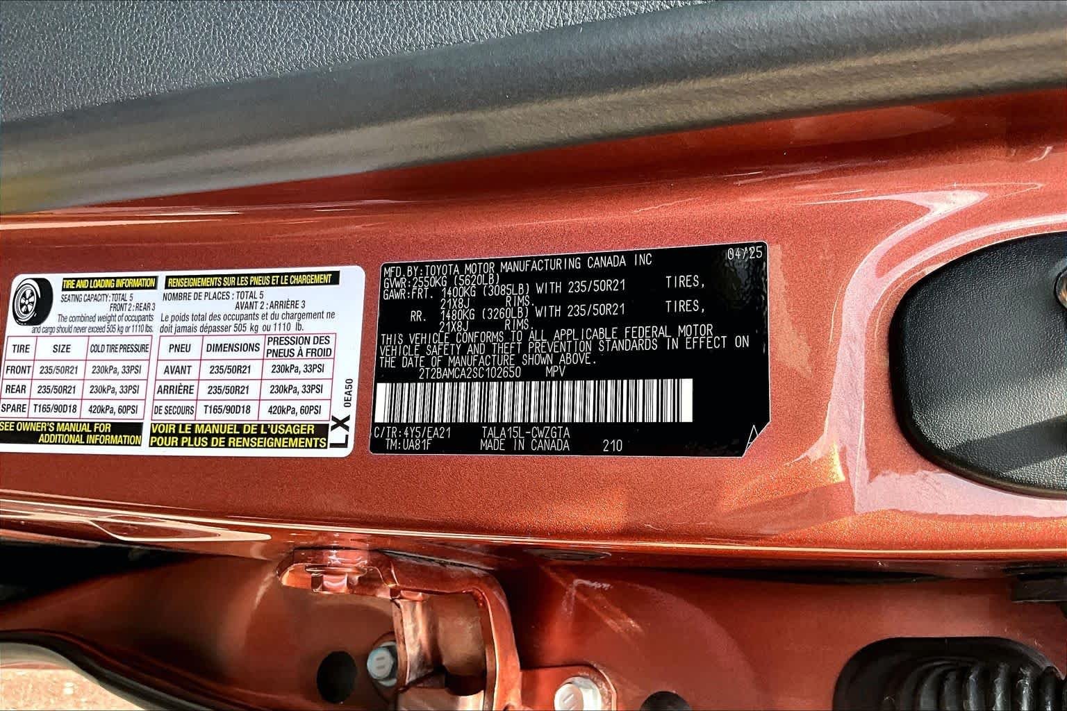 Used 2025 Copper Crest Lexus Premium image 34