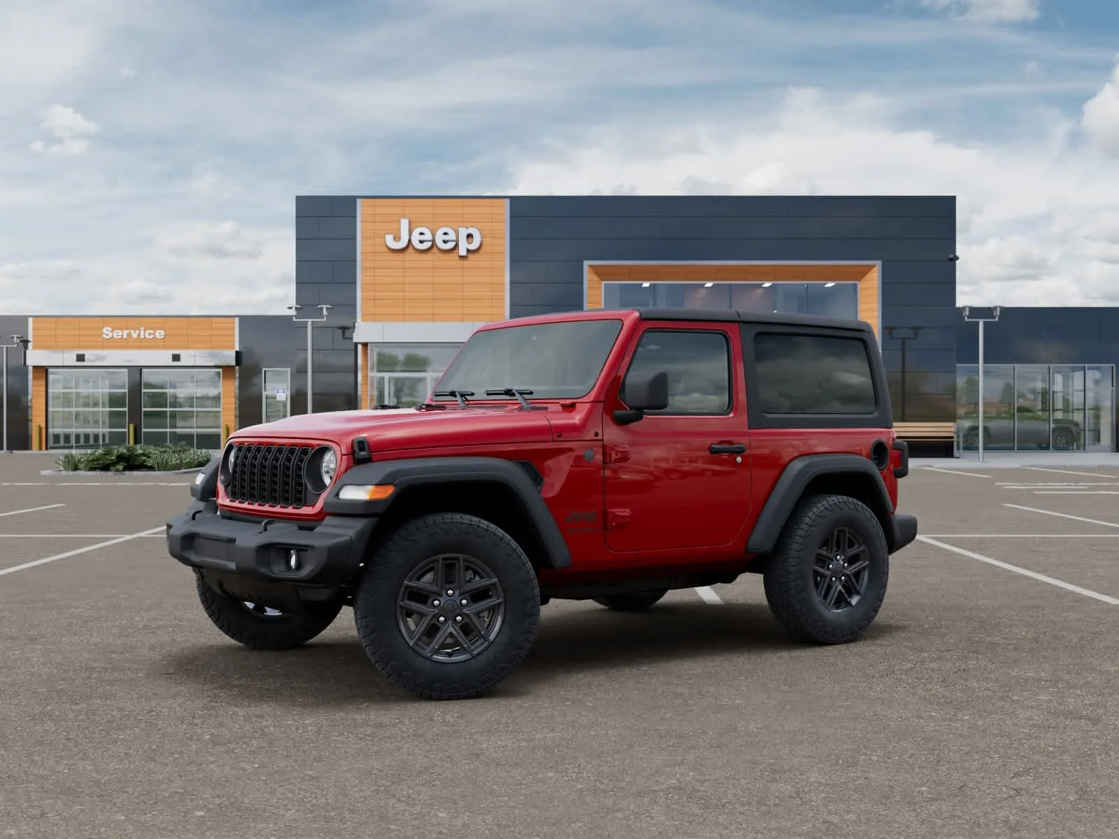 New 2026 Firecracker Red Clearcoat Jeep Sport S image 2
