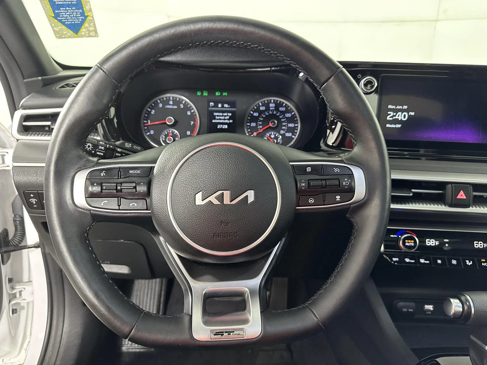 Used 2023 Glacial White Pearl Kia GT-Line image 23