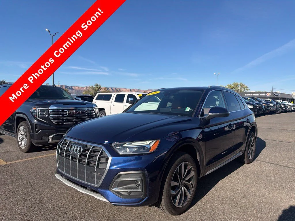 Used 2021 Blue Audi 45 Premium Plus image 3