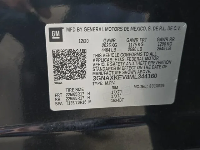 Used 2021 MOSAIC BLACK METALLIC Chevrolet LT image 37