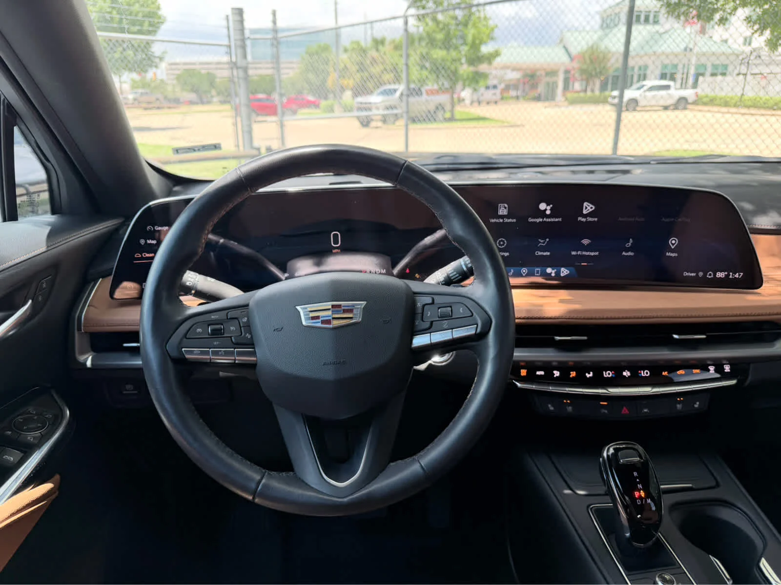 Used 2024 Crystal White Tricoat Cadillac Premium Luxury image 27