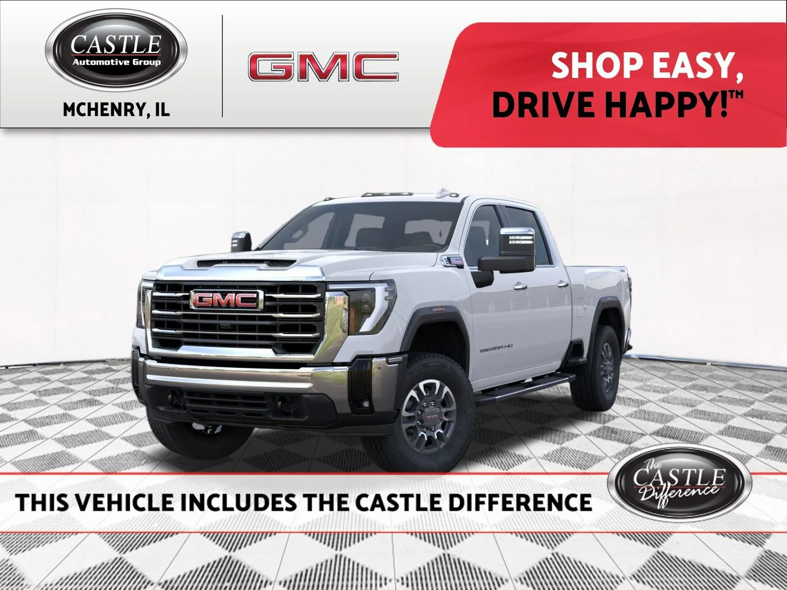 New 2026 Summit White GMC SLT image 1