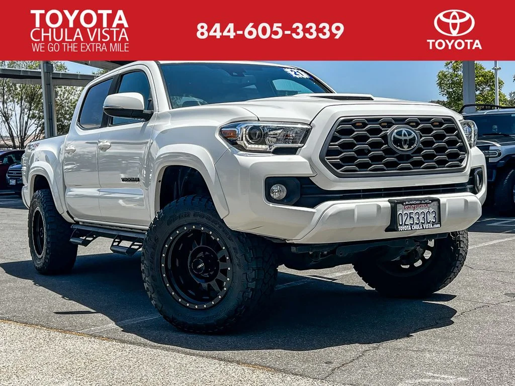 Used 2021 White Toyota TRD Sport image 1