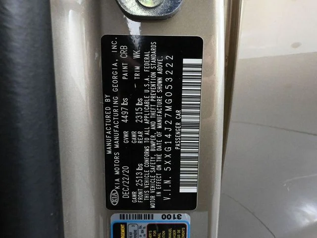 Used 2021 Beige Kia LXS image 47