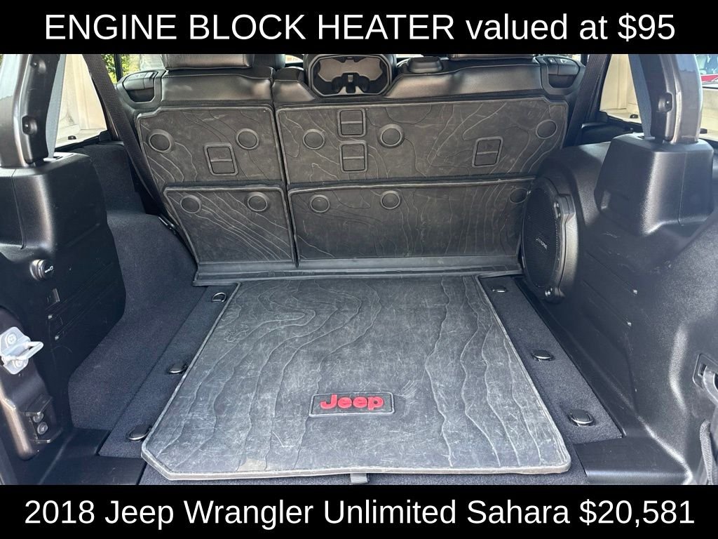 Used 2018 Crystal Metallic Jeep Unlimited Sahara image 15