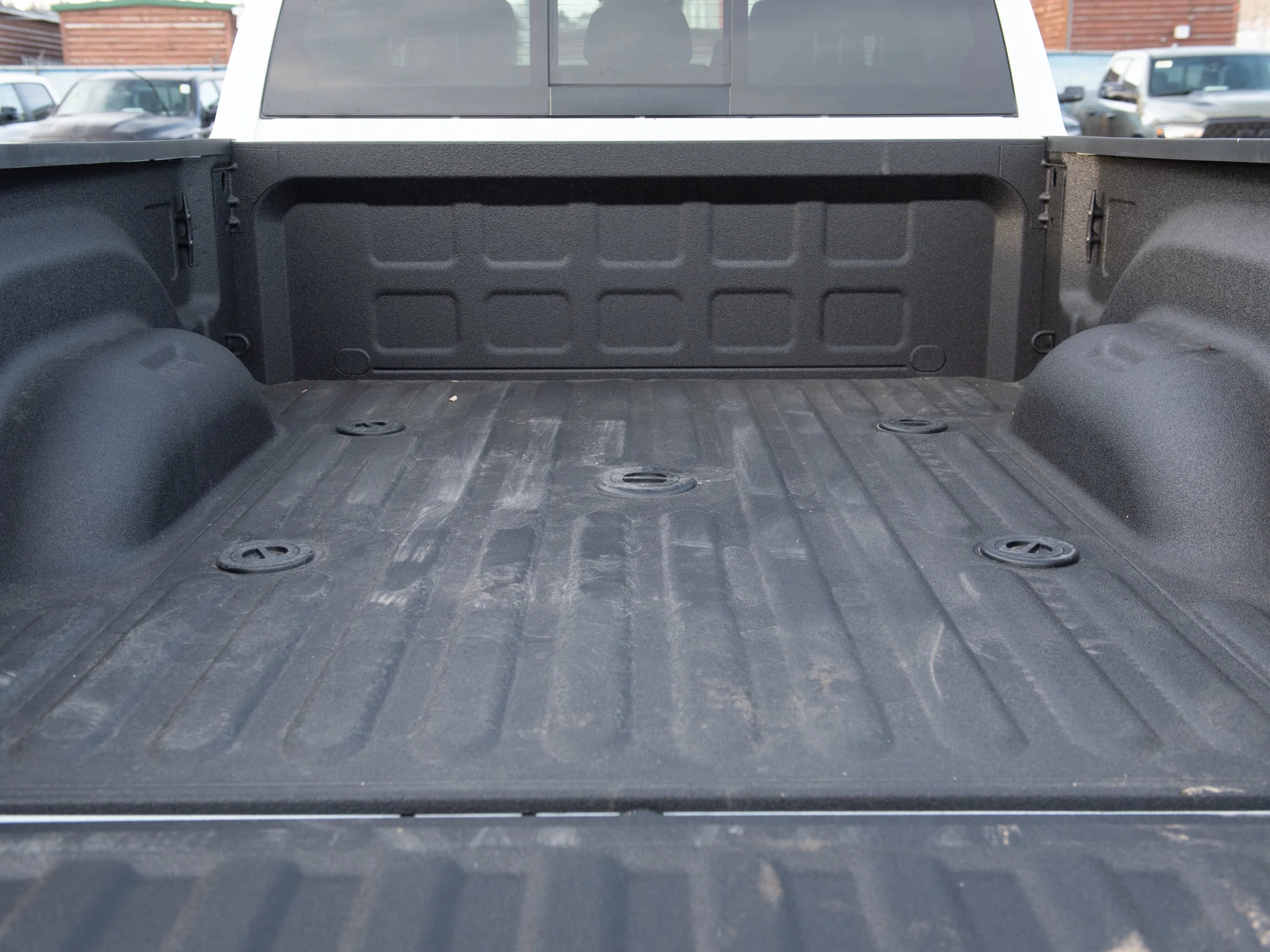 New 2026 White RAM Limited* Mega Cab, 2 Inch Lift, 35 Inch Tires, Trigger Industries Mudflaps image 8