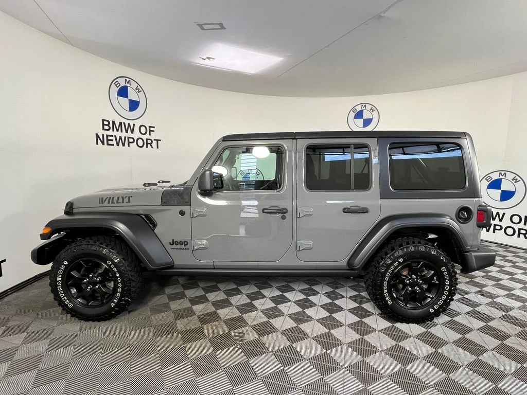 Used 2021 Gray Jeep Unlimited Willys image 12
