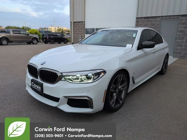 Used 2018 White BMW M550i xDrive image 7