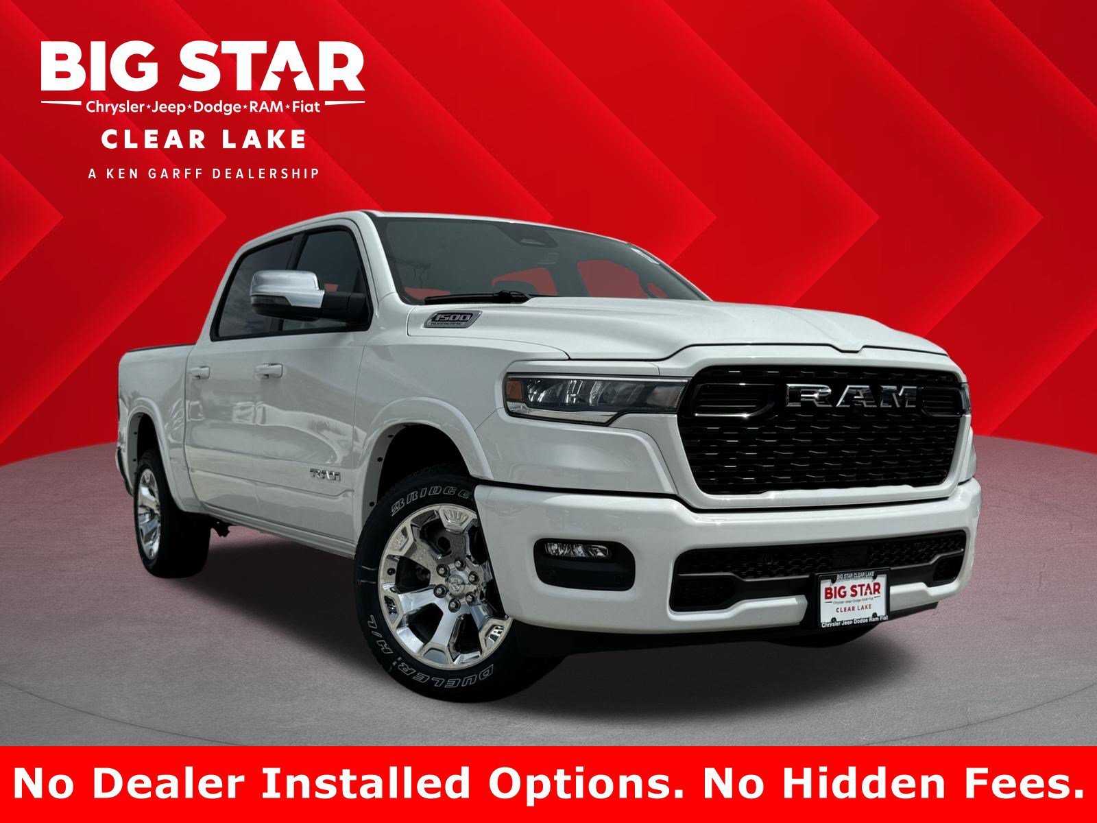 New 2026 Bright White Clear-Coat Exterior Paint RAM Lone Star image 1