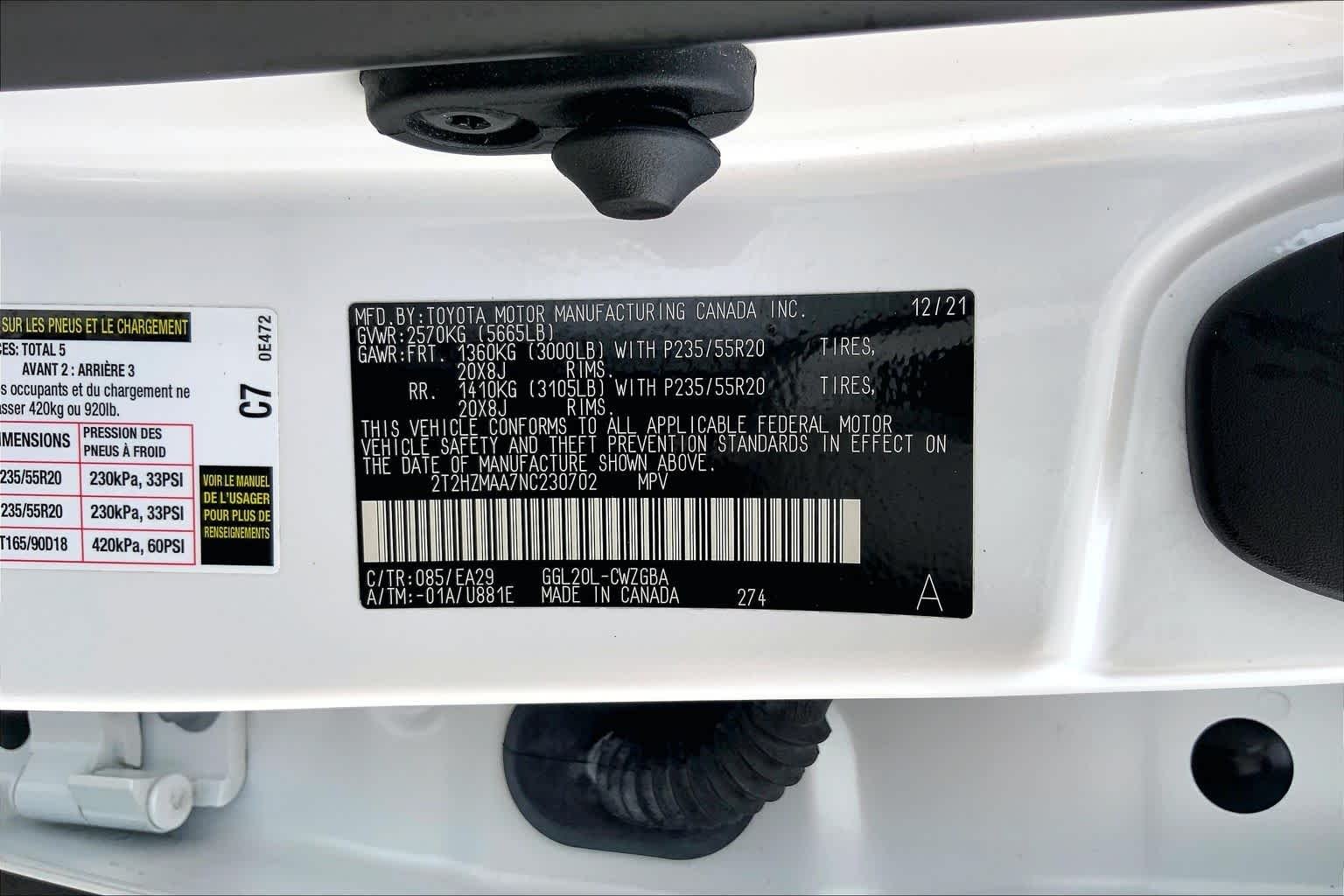 Used 2022 Eminent White Pearl Lexus  image 36