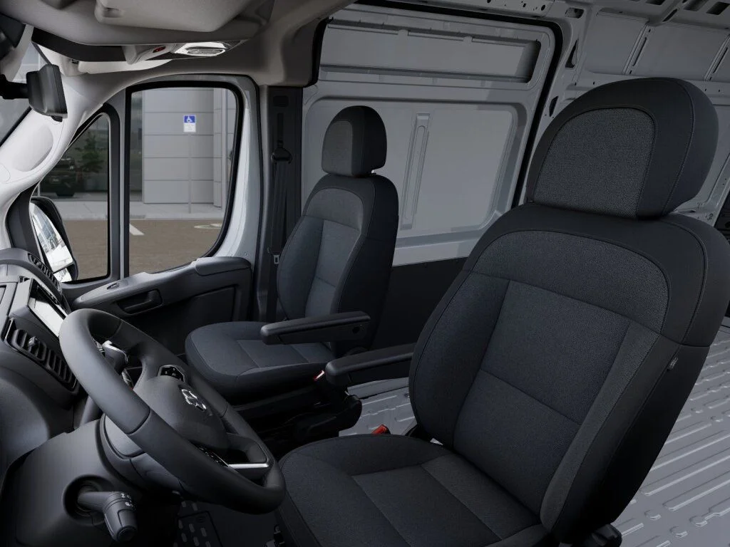 New 2026 Bright White Clear-Coat Exterior Paint RAM 2500 High Roof Cargo Van 159 WB image 23