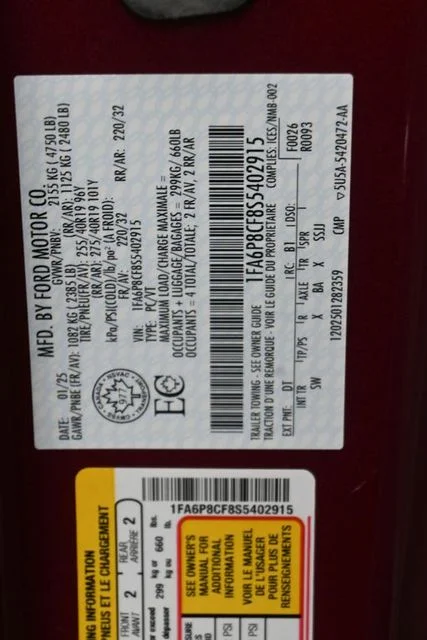 Certified Used 2025 Red Ford GT Premium image 21
