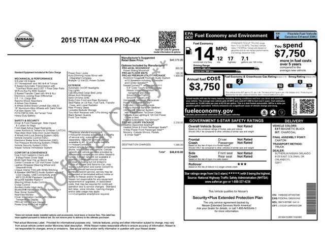 Used 2015 Black Nissan PRO-4X image 6