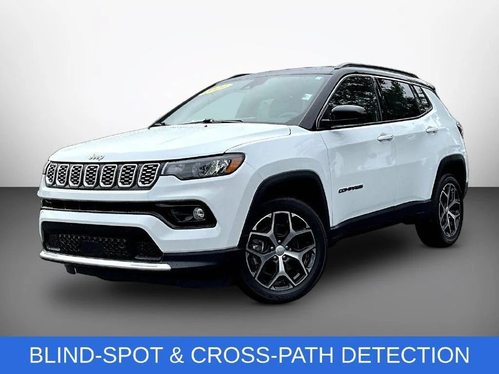 Used 2024 Bright White Clearcoat Jeep Limited image 3