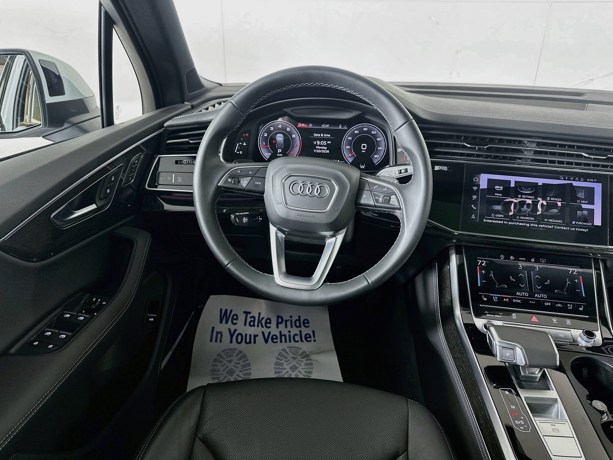 Used 2026 Glacier White Metallic Audi Premium Plus image 24