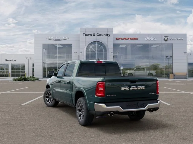 New 2026 Serrano-Green Metallic Exterior Paint RAM Laramie image 3