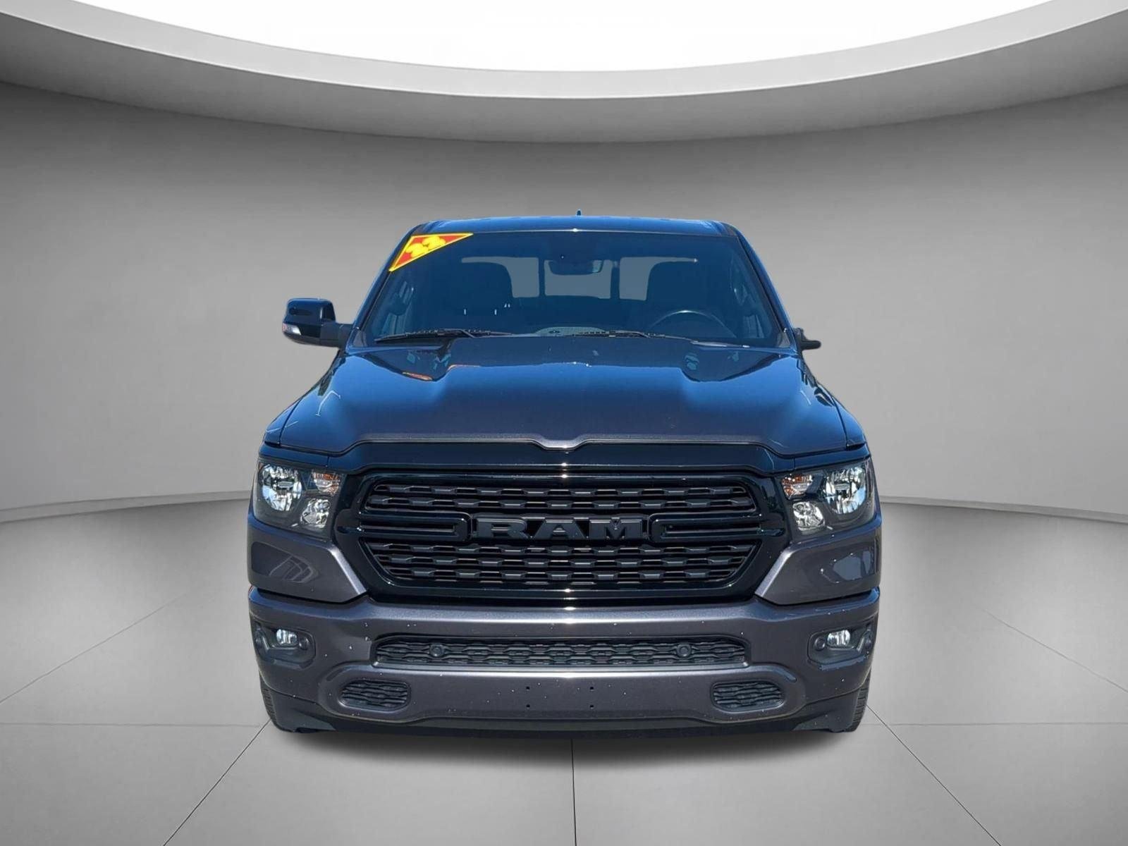 Used 2022 Granite Crystal Metallic Clearcoat Ram Big Horn image 8
