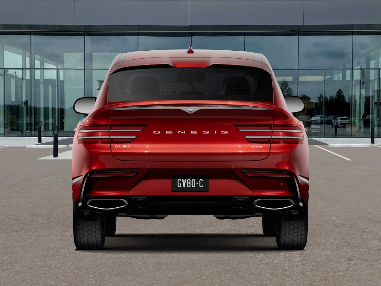 New 2026 Mauna Red Genesis GV80 COUPE 3.5T AWD image 7