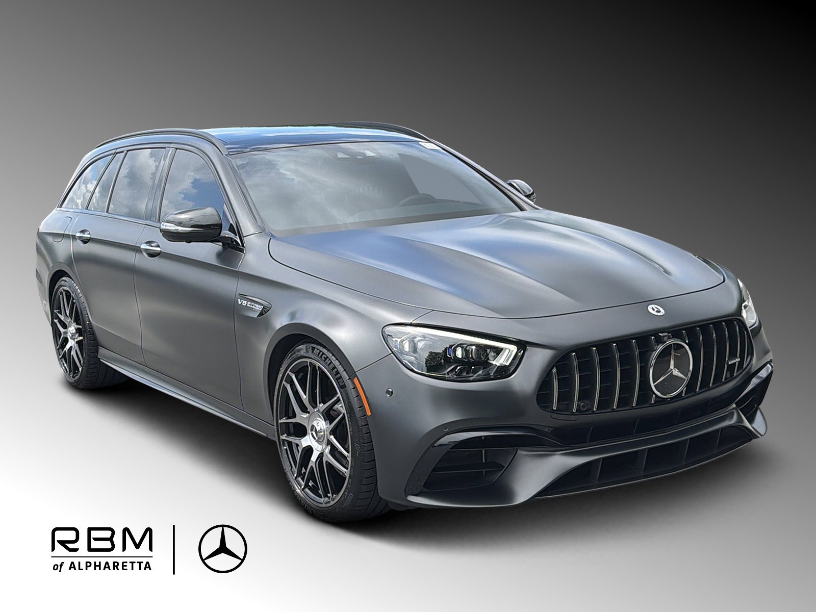 Certified Used 2023 Black Mercedes-Benz AMG® E 63 S image 1