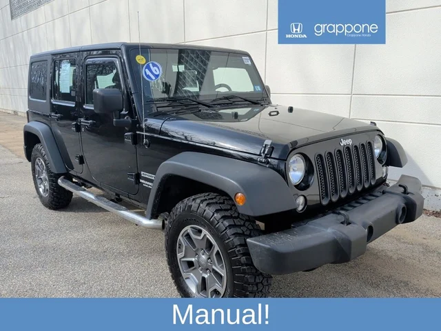 Pre-Owned 2016 Jeep Wrangler Unlimited Sport