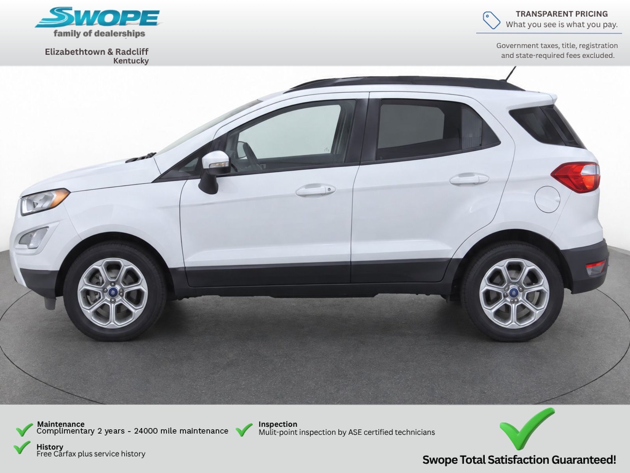 Used 2018 Diamond White Ford SE image 4