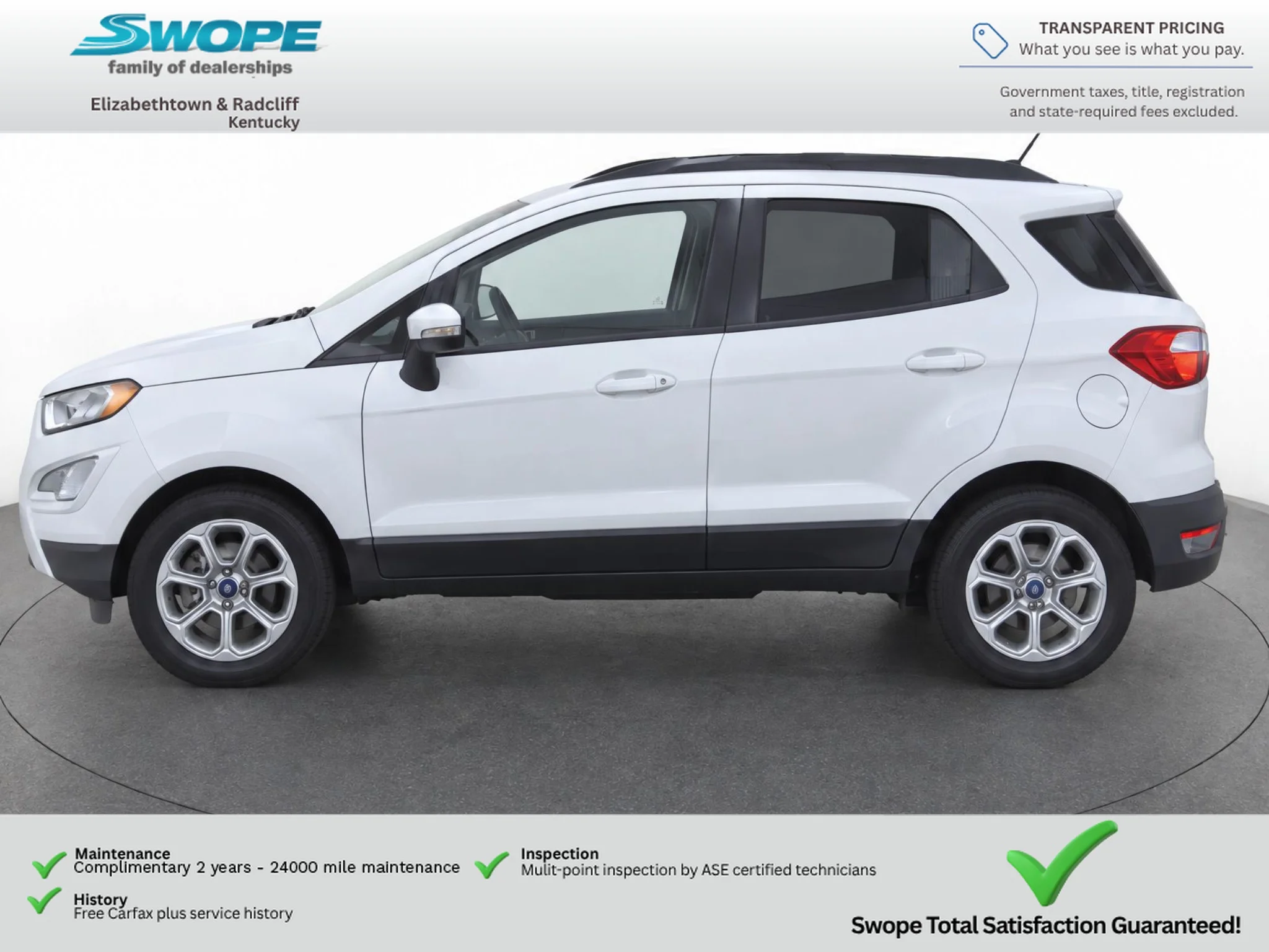Used 2018 Diamond White Ford SE image 4