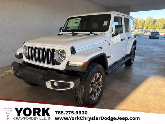 New 2027 Bright White Clear-Coat Paint Jeep Sahara image 1