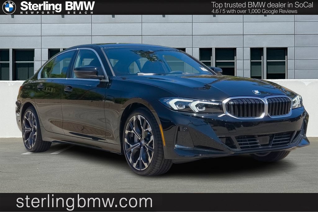 New 2026 Jet Black BMW 330i image 1
