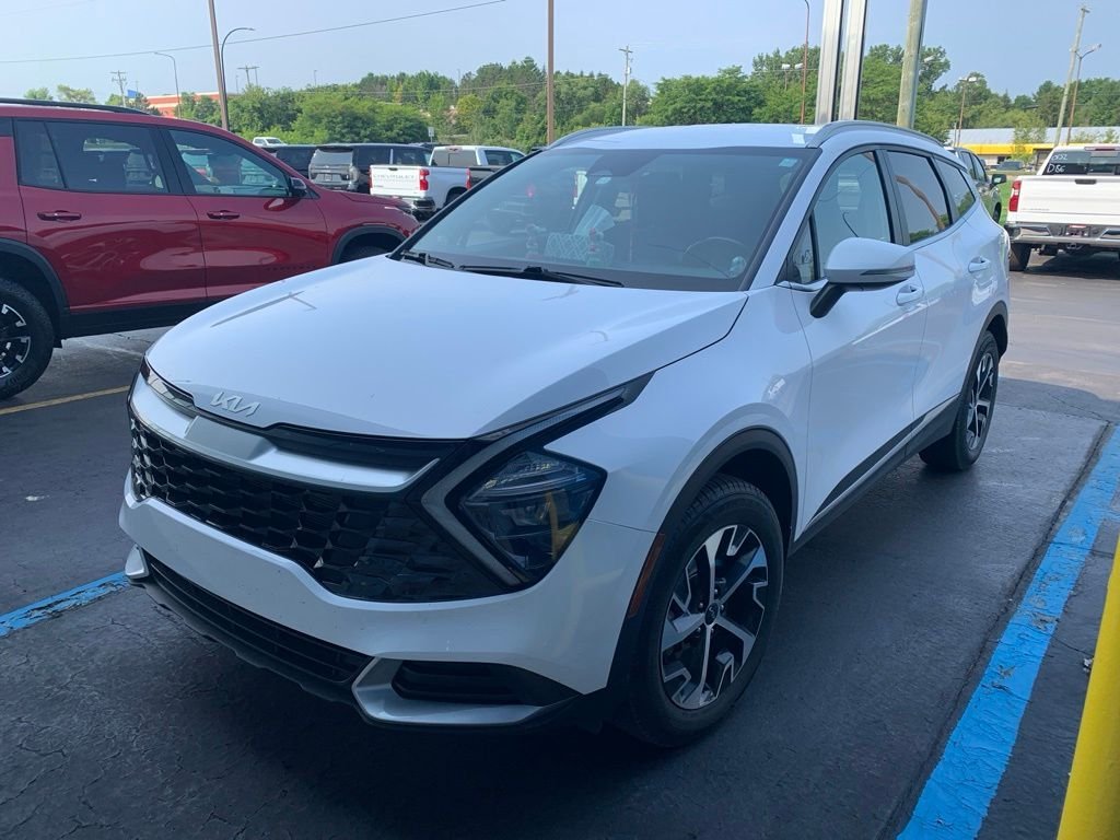 Used 2023 Glacial White Pearl Kia EX image 2