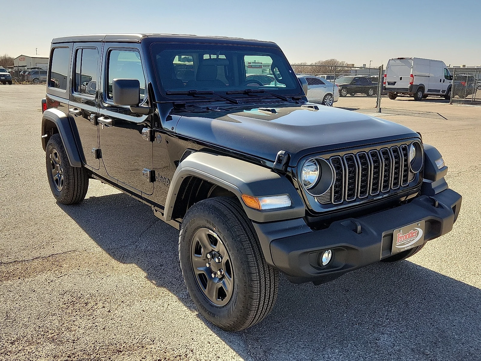 New 2026 Black Clear-Coat  Paint Jeep 4-DOOR SPORT image 6
