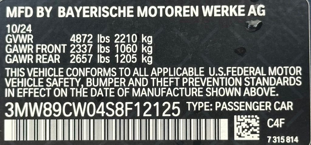 Certified Used 2025 Arctic Race Blue metallic BMW 330i xDrive image 43