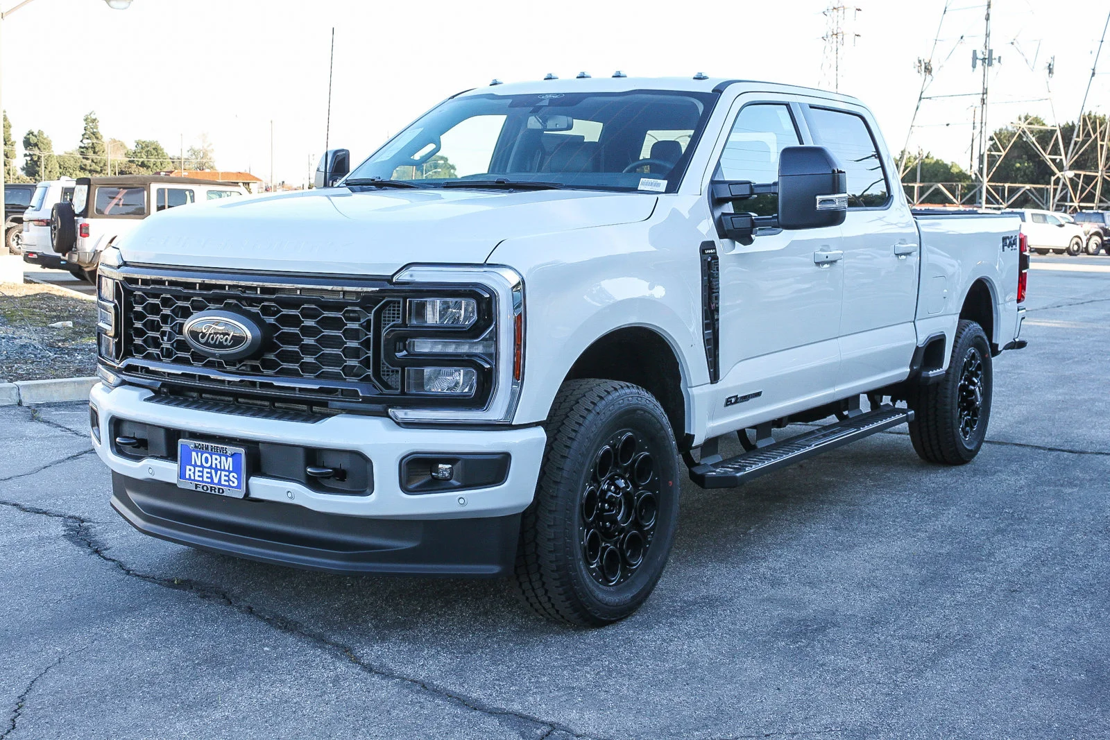 New 2026 Star White Metallic Tri-Coat Ford F-350® Lariat® image 3