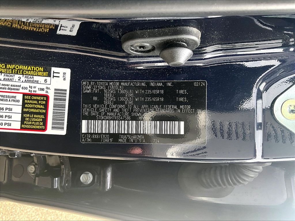 Certified Used 2024 Blue Toyota XLE image 9