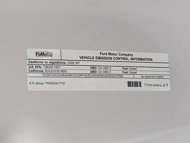 New 2026 Oxford White Ford F-350® XL image 68