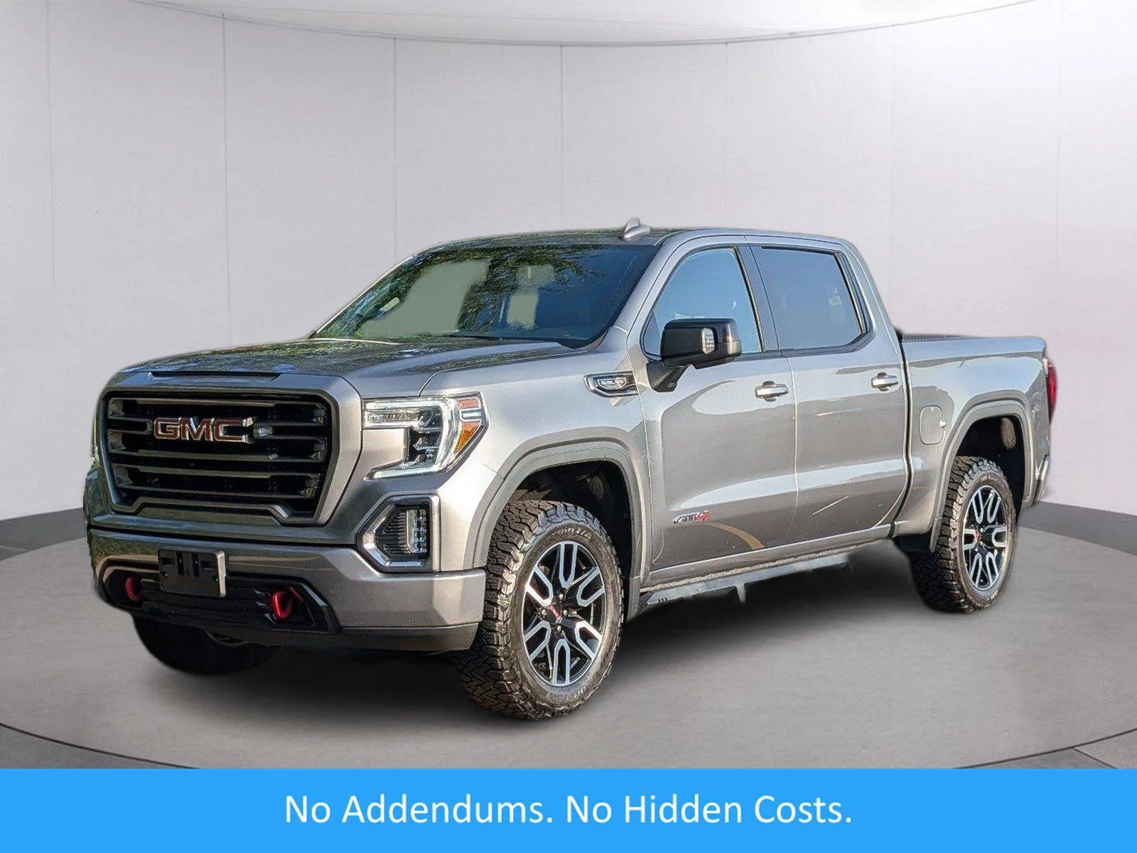 Used 2021 SATIN STEEL METALLIC GMC AT4 image 1