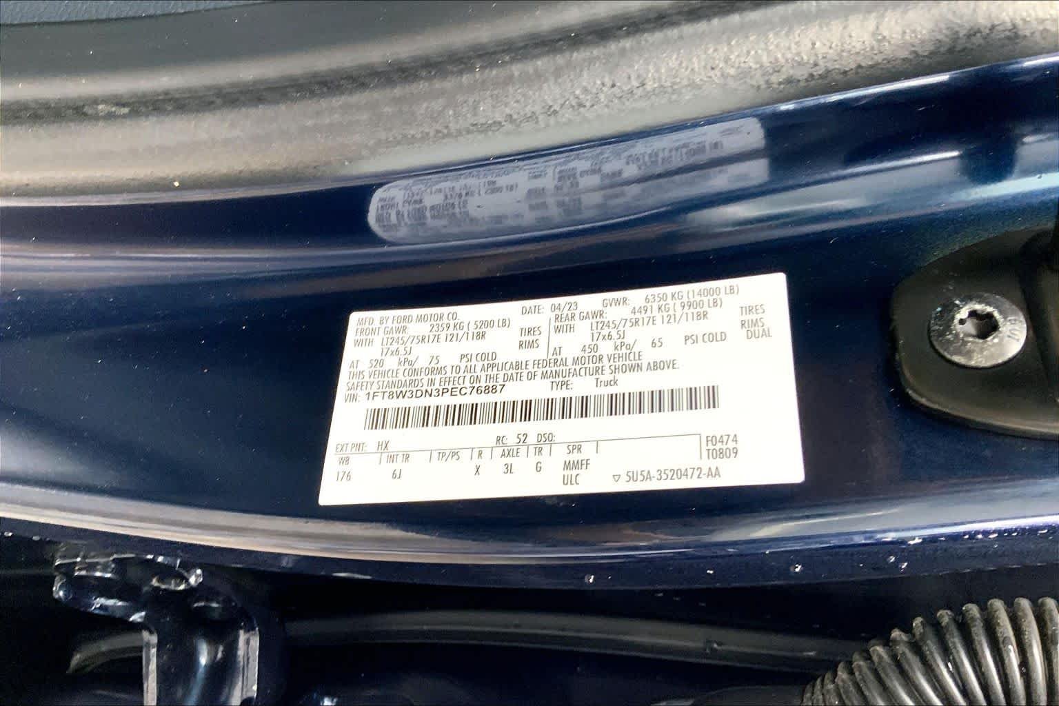 Used 2023 Antimatter Blue Metallic Ford LARIAT image 30