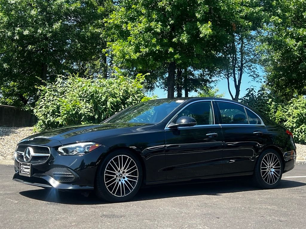 Certified Used 2022 Black Mercedes-Benz C 300 image 1