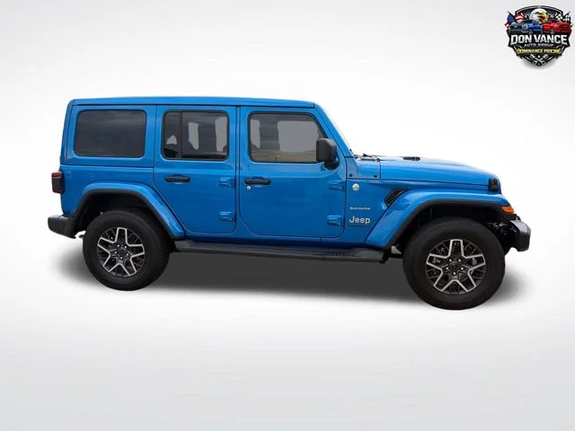Used 2024 Blue Jeep Sahara image 6