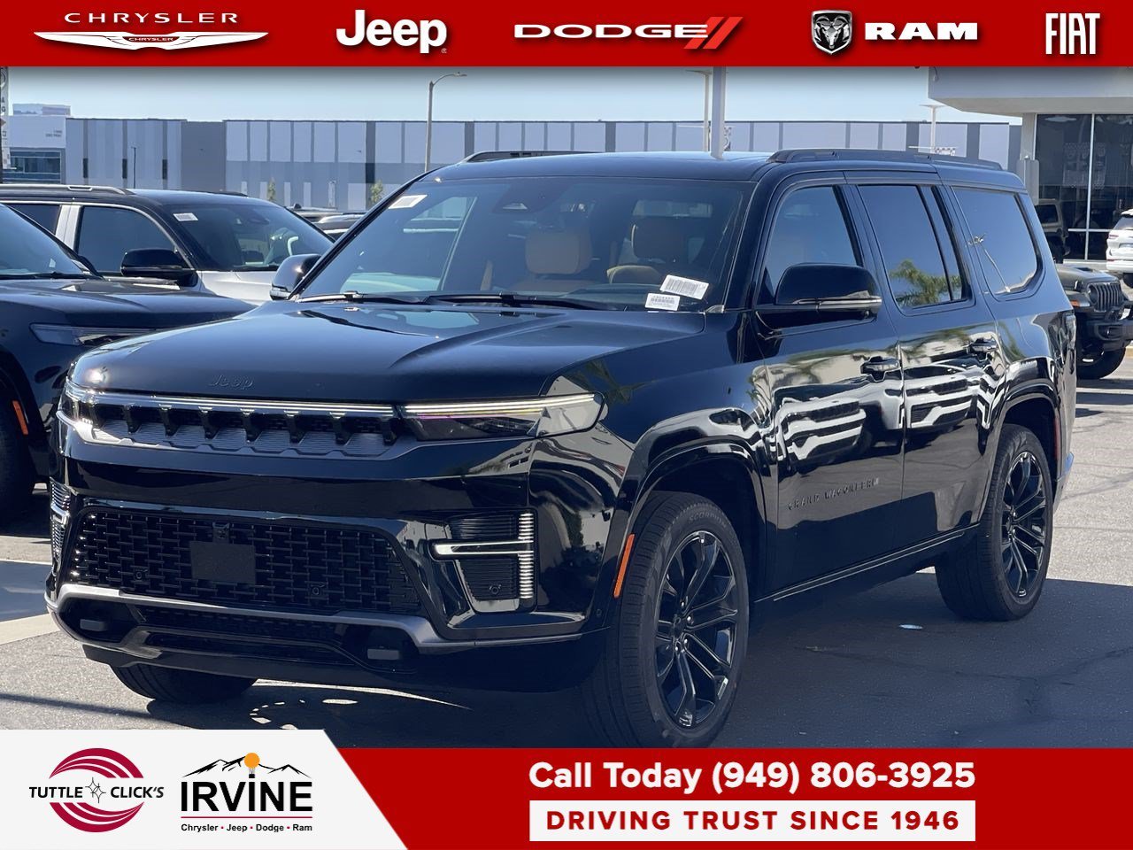 New 2026 High Gloss Black Exterior Paint Jeep Summit Reserve image 3